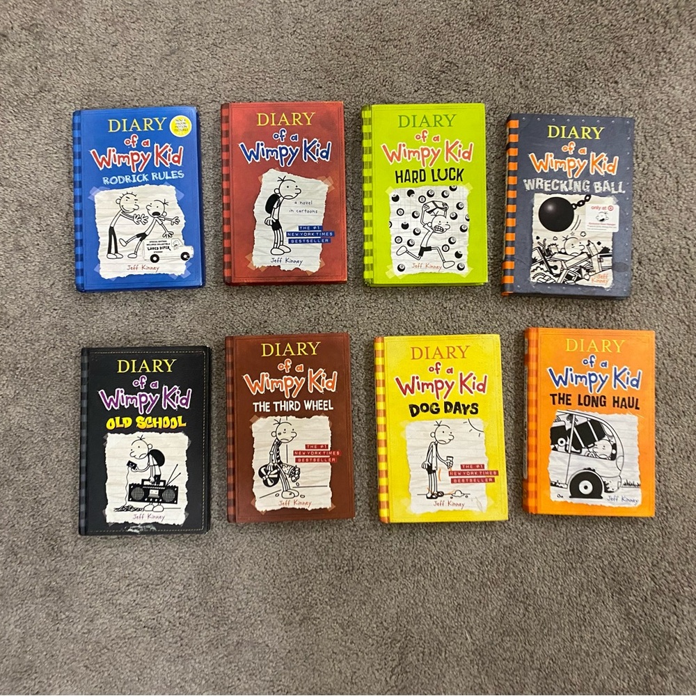 Diary of a Wimpy Kid Hardcover Book Lot (8) - Picture 2 of 6